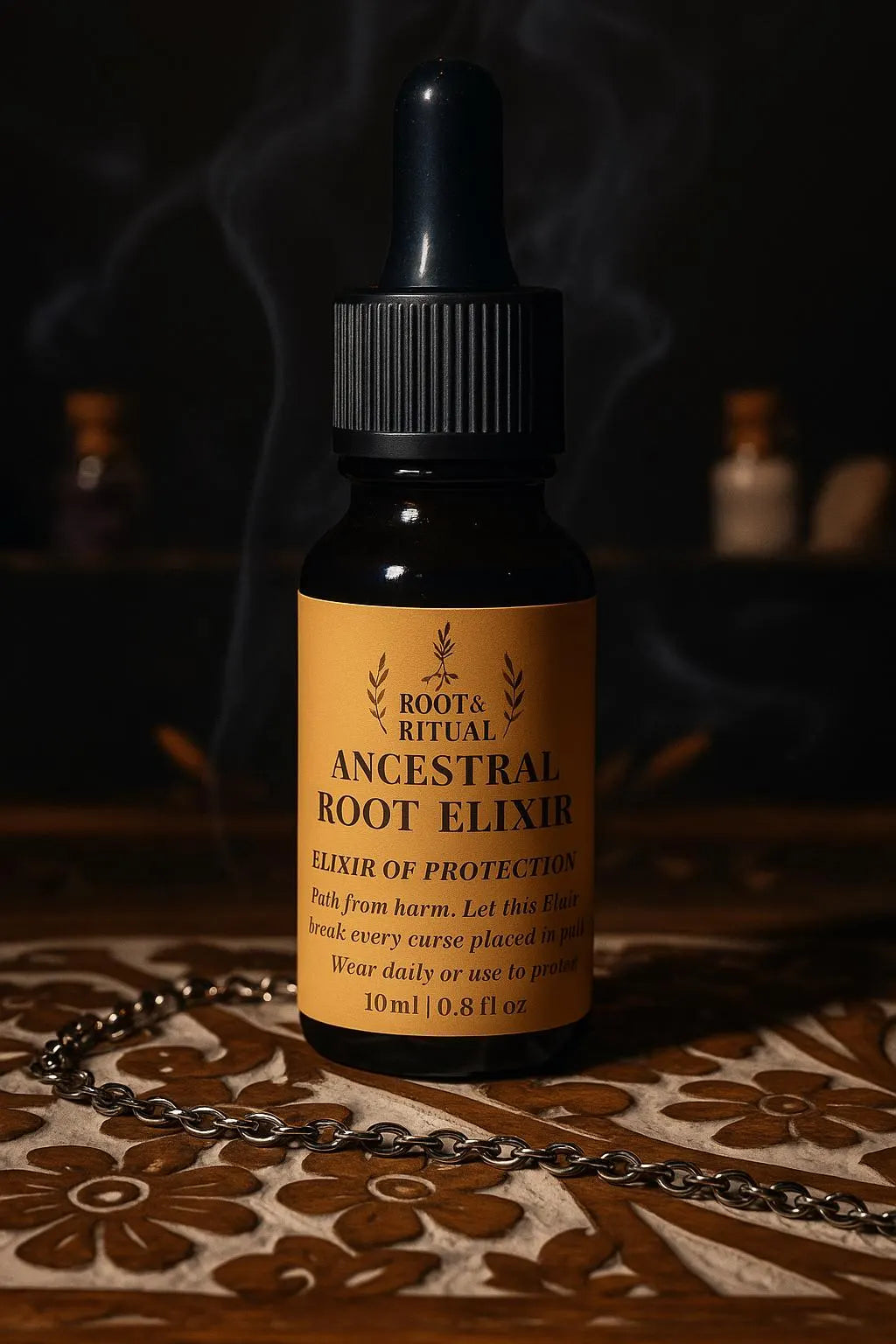 Elixir of Protection — Root & Ritual Ancestral Root Elixir | Shield, Banishing and Curse Breaking Ritual Oil