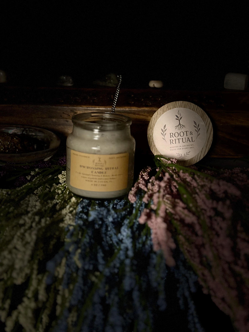 Uncrossing Ritual Candle | Remove Negative Energy, Spiritual Blockages (4 oz)