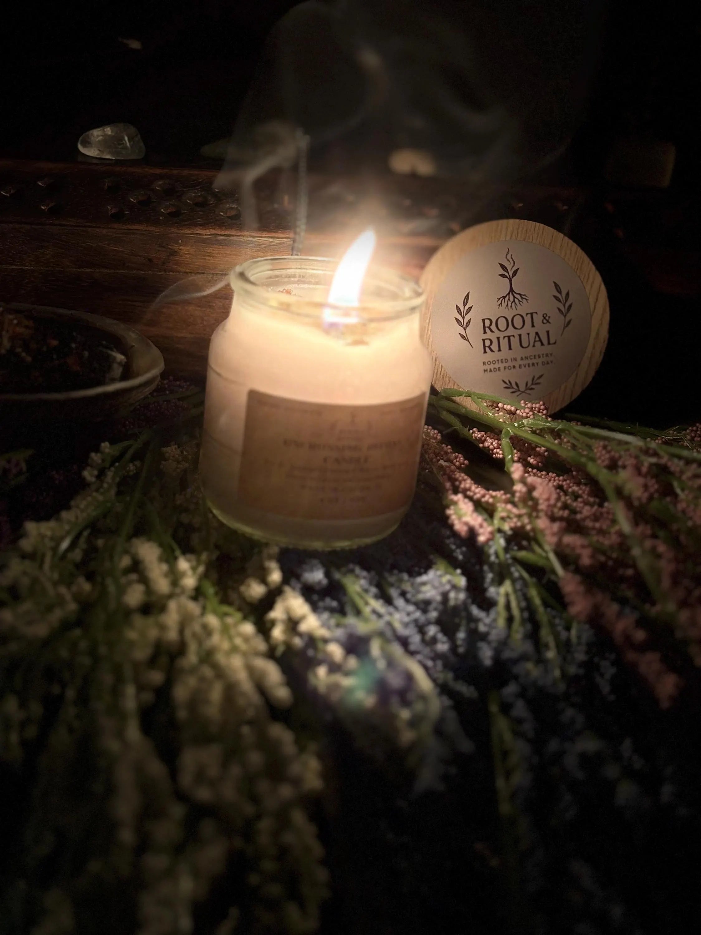 Uncrossing Ritual Candle | Remove Negative Energy, Spiritual Blockages (4 oz)