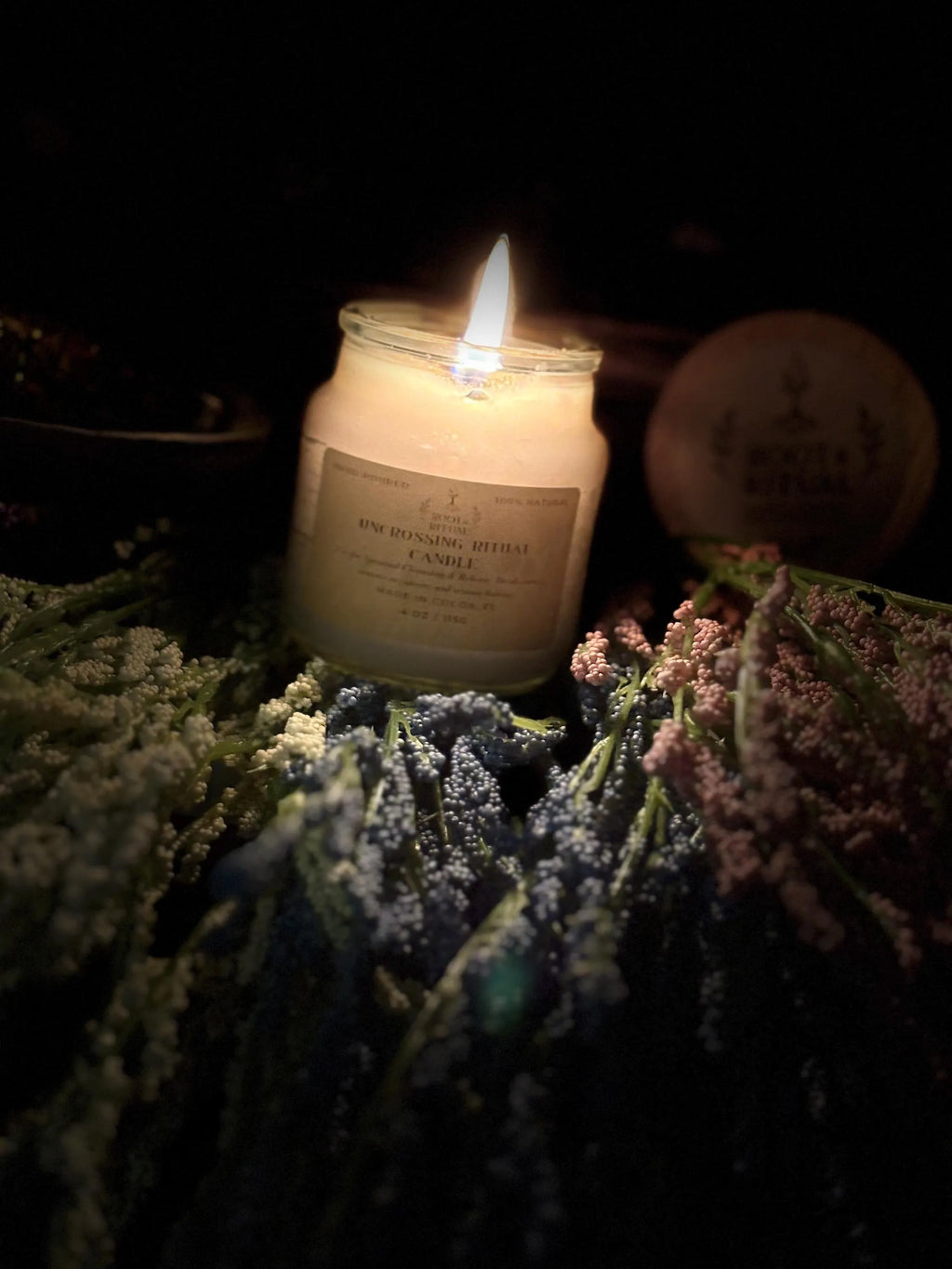 Uncrossing Ritual Candle | Remove Negative Energy, Spiritual Blockages (4 oz)